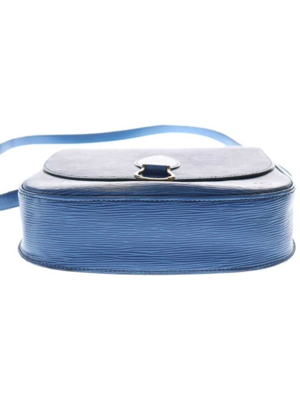 Louis Vuitton Saint Cloud Epi Leather Shoulder Bag Blue - Picture 4 of 10